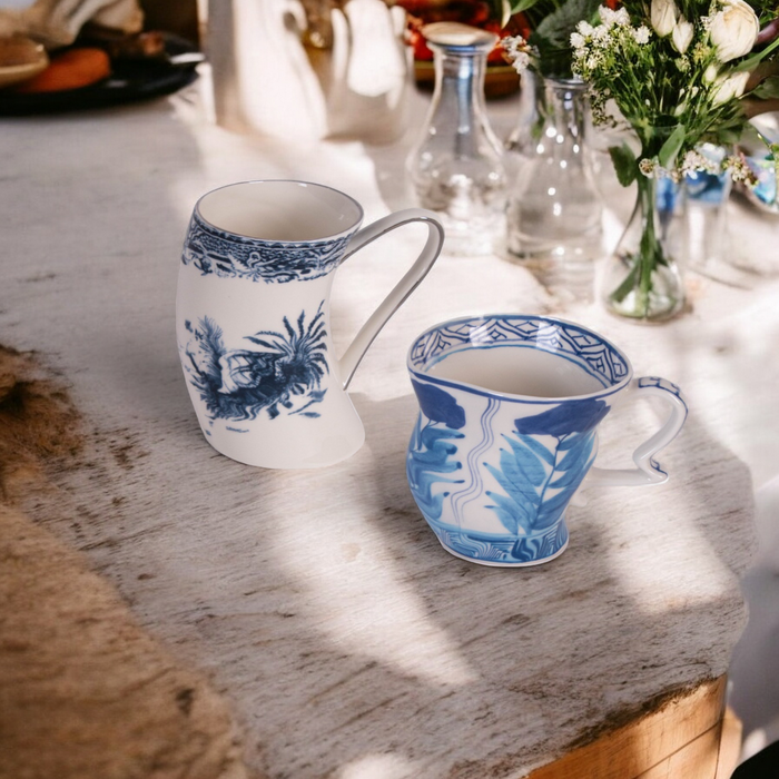 Mugs by Seletti Classics on Acid - Unique Porcelain Coffee & Tea Cups (Multiple Designs)