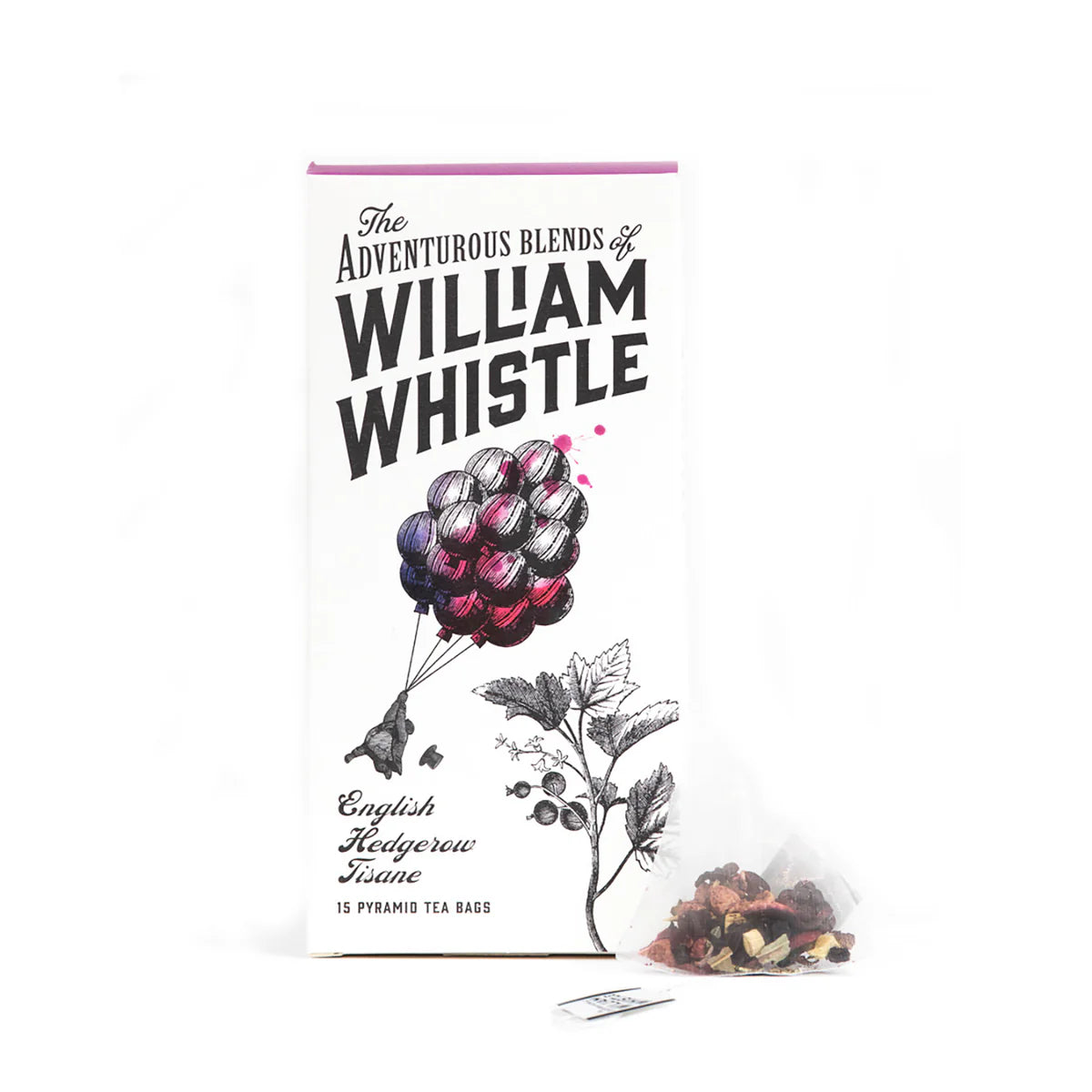 Bright and colourful herbal infusion with British hedgerow flavours