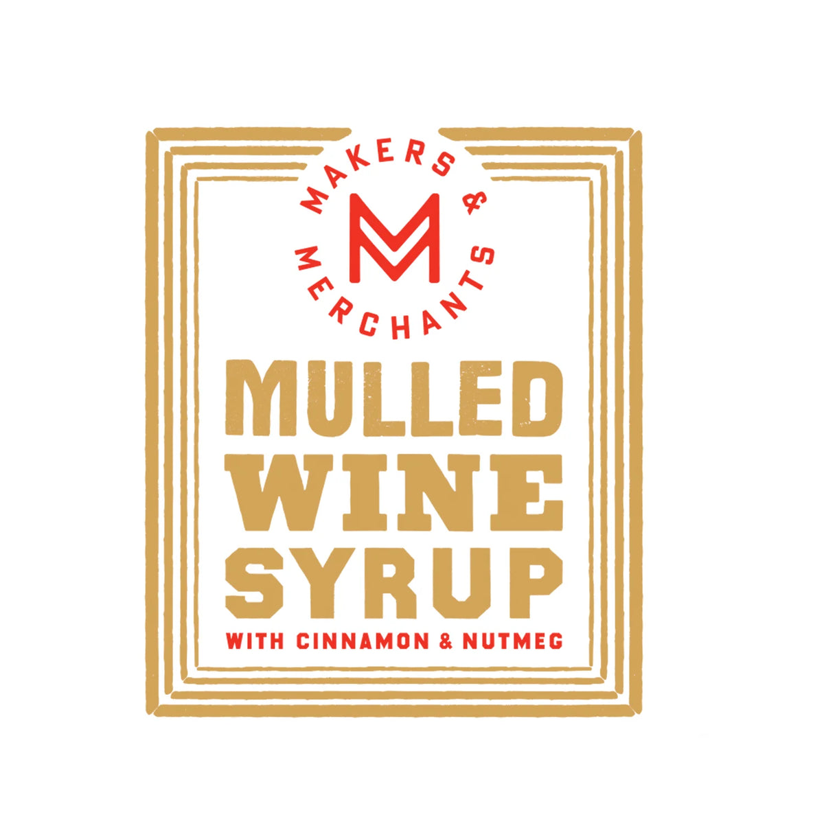 Three Mini Mulled Syrups Handmade Mulled Syrup Trio by Makers & Merchants – Set of 3
