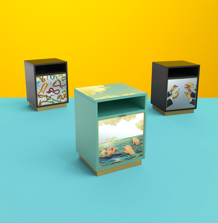 Nightstand Collection Seletti x TOILETPAPER - Bold Pop Art Furniture for Your Bedroom