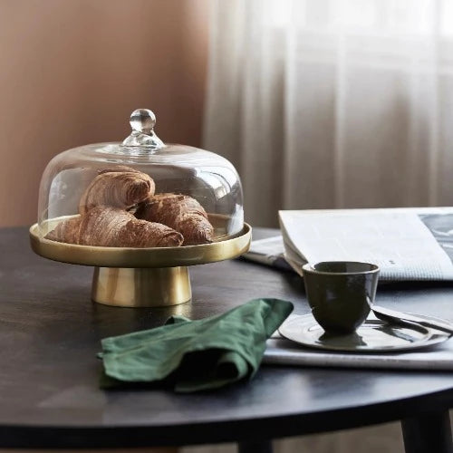 Arti Cake Stand With Dome Glass Lid northhome
