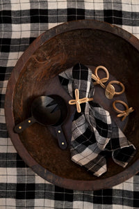 Zara Bamboo Napkin Ring by Olsson & Jensen - Natural Floral Table Accessory