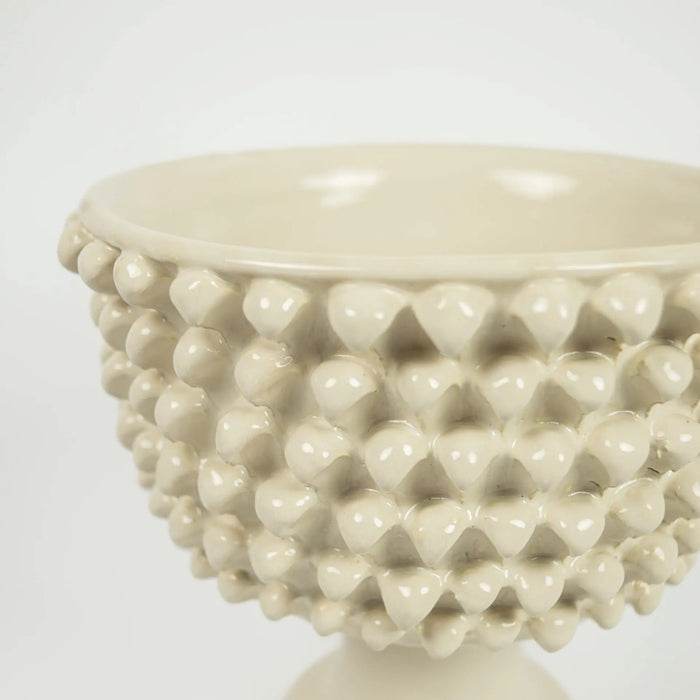 Solanto Decoration Beige - Handmade Ceramic Bowl in Two Sizes