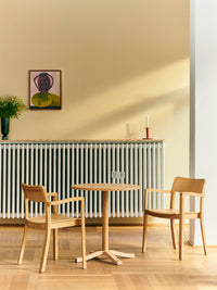 Barro Candleholder by HAY in Natural Terracotta and Light Blue