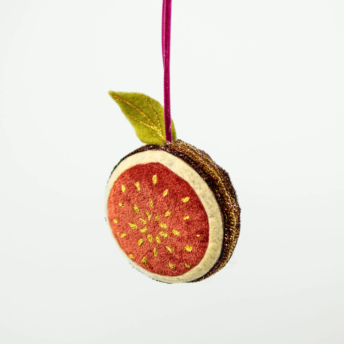 Pomegranate Christmas Decoration - Handcrafted Ornament for Festive Flair