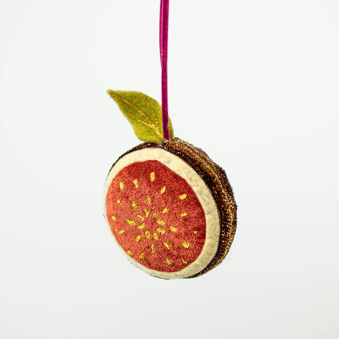 Pomegranate Christmas Decoration - Handcrafted Ornament for Festive Flair