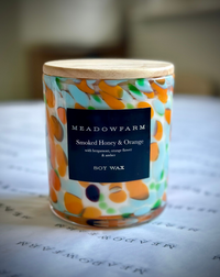 Hand-poured soy wax candle from Leeds – Meadowfarm 400g size