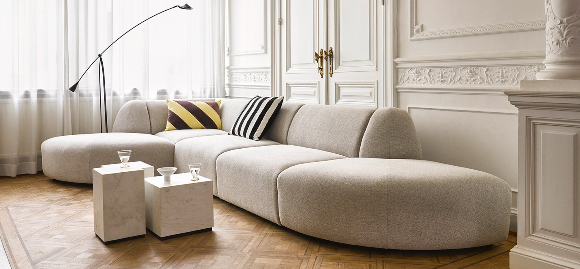 hkliving jax sectional sofa elements