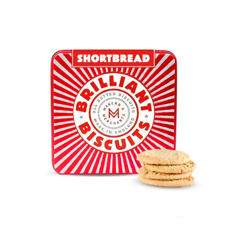 Shortbread Brilliant Biscuits in Tin by Makers & Merchants