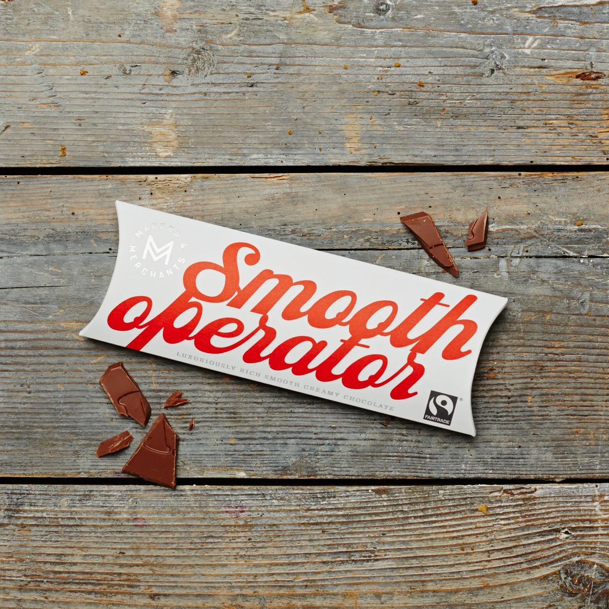 Handmade Smooth Operator Chocolate Bar 60g by Makers & Merchants – 56% Cocoa