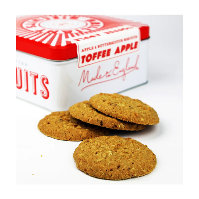 Handmade Toffee Apple Biscuits in a Tin by Makers & Merchants