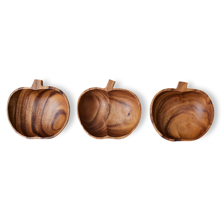 Acacia Bowl, Apple Shaped, HKLIVING