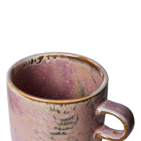 HKLIVING Chef Ceramics Cup and Saucer - Rustic Pink