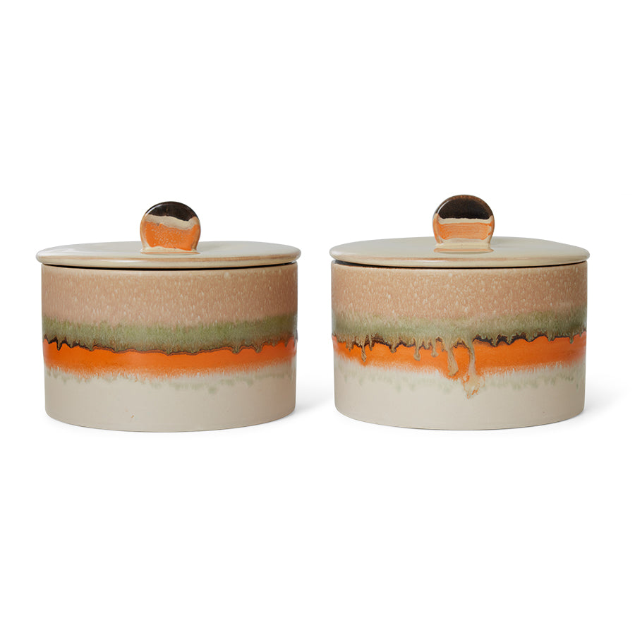 HKLIVING 70s Cookie Jar, Burst