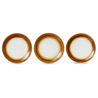 70s Ceramics, Dinner Plates, Supernova, Set of 2