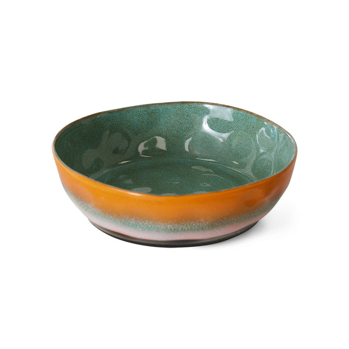 Pasta Bowls, Set of 2, HKLIVING 70s Ceramics, Golden Hour