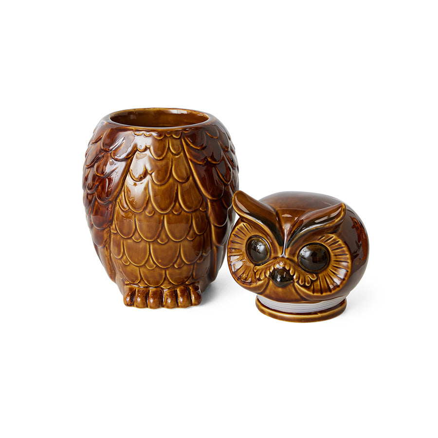 Ceramic Owl Jar, HKLIVING