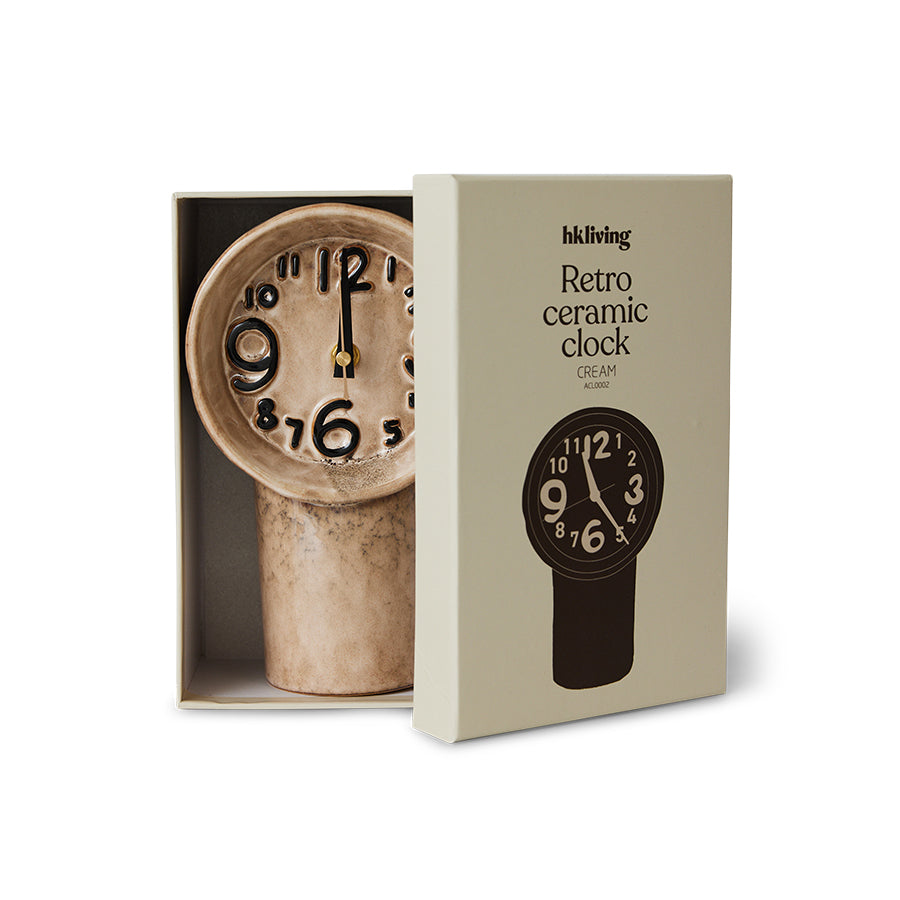 Retro Ceramic Clocks by HKLIVING