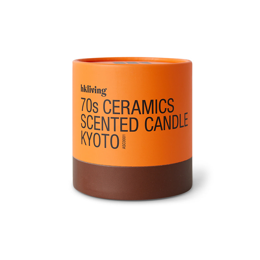 Warm Scented Candle, Tokyo, 70s Ceramics by HKLIVING