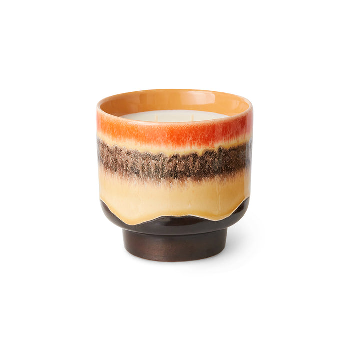Tropical Scented Candle, Tulum, 70s Ceramics by HKLIVING