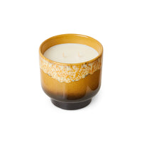 Spiced Citrus Scented Candle, Valencia, 70s Ceramics by HKLIVING