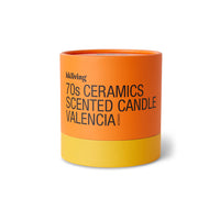 Spiced Citrus Scented Candle, Valencia, 70s Ceramics by HKLIVING