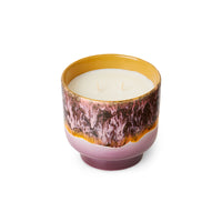 Floral Herbal Scented Candle, Cape Town, 70s Ceramics by HKLIVING