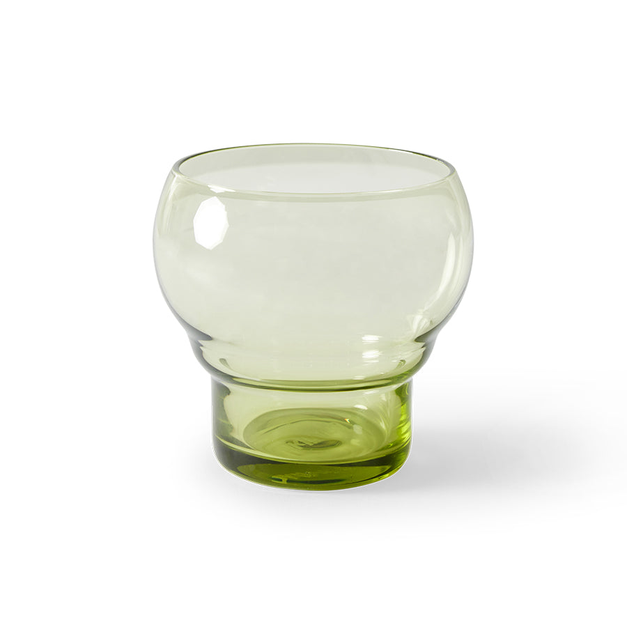 bulb glasses, set of 4, 70s glassware HKLIVING