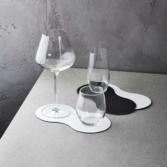 Karim Rashid Recycled Leather Coasters Set of 4