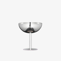 Stainless steel ice cup with candyfloss pink detail by Aida