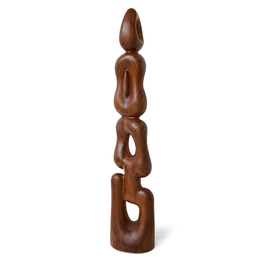 Vertigo Teak Wood Art Sculpture, 2m tall, HKLIVING