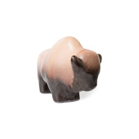 Ceramic Bull by HKLIVING and Otto Keramik in Bronze Style, Buffalo, Bison