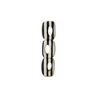 Monochrome Art Sculpture - Handwoven Palm Statement Piece by HKLIVING