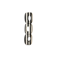 Monochrome Art Sculpture - Handwoven Palm Statement Piece by HKLIVING