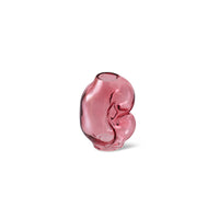 Gleam Glass Small Vase – Rose Pink by HKLIVING (Organic Shape, Hand-Finished)