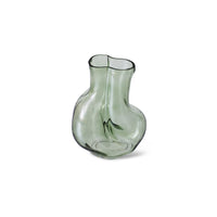 Gleam Glass Vase – Olive – Organic Green Glass Vase