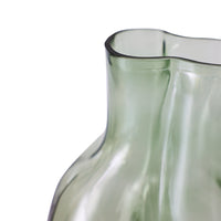 Gleam Glass Vase – Olive – Organic Green Glass Vase