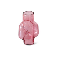 Gleam Glass High Vase – Rose – Tall Blush Pink Glass Vase form HKLIVING