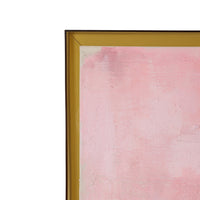 Framed Artwork - Thousand Layers by HKLIVING (127x167cm) - Textured Minimalist Canvas in Pink