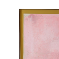 Framed Artwork - Thousand Layers by HKLIVING (127x167cm) - Textured Minimalist Canvas in Pink