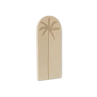 Palm, Stoneware Wall Tile, Wall Art, Cream Wall Decor from HKLIVING