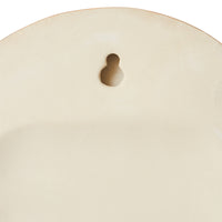 Palm, Stoneware Wall Tile, Wall Art, Cream Wall Decor from HKLIVING