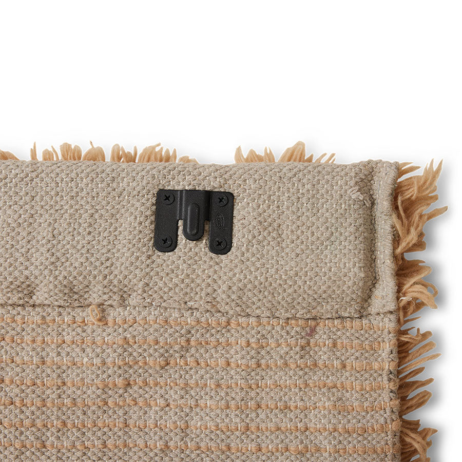 Wall Rug, Sunrise, Brown Blue Wall Art by HKLIVING
