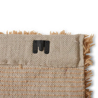 Wall Rug, Sunrise, Brown Blue Wall Art by HKLIVING