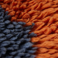 Wall Rug, Sundown, Red Orange Black Blue, Wall Art by HKLIVING