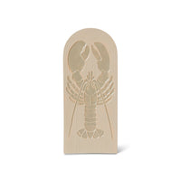 Lobster, Stoneware Wall Tile, Wall Art, Cream Wall Decor from HKLIVING