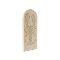 Lobster, Stoneware Wall Tile, Wall Art, Cream Wall Decor from HKLIVING