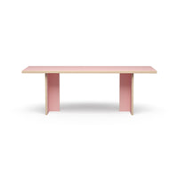 HKLIVING Customisable Rectangular Dining Table - Multiple Colours & Sizes (220cm or 280cm)