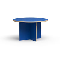 HKLIVING Customisable Round Dining Table - 130cm (Multiple Colours)