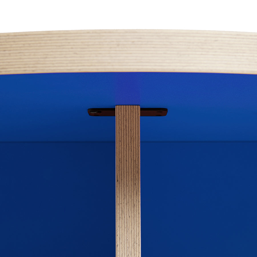 HKLIVING Customisable Round Dining Table - 130cm (Multiple Colours)